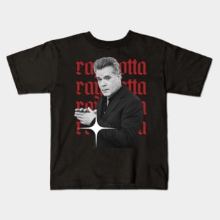 Ray liotta x retro design Kids T-Shirt